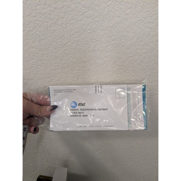 AT&T Trimline 13 Number Memory Push Button Corded Telephone 210 Ivory New in Box - Picture 8 of 9